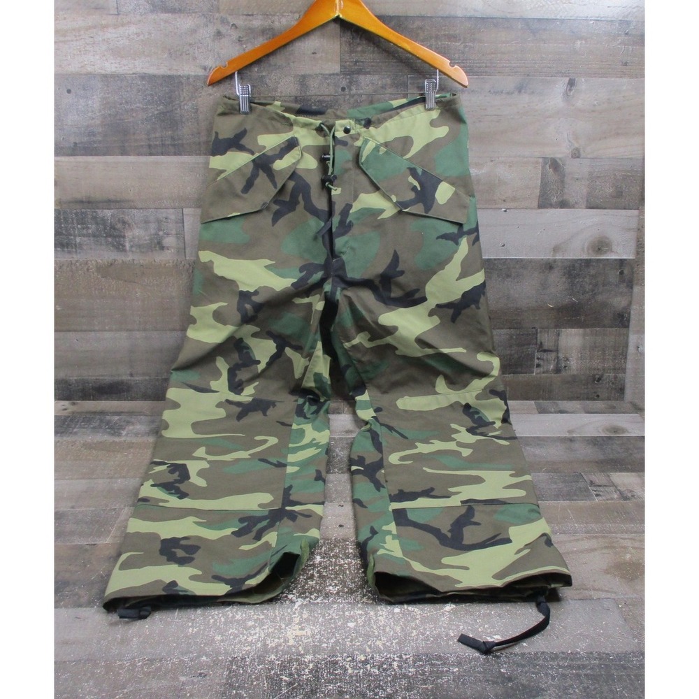 US Military ECWCS Pants Mens Small Long Camouflage Gore-Tex Cold Weather Camo